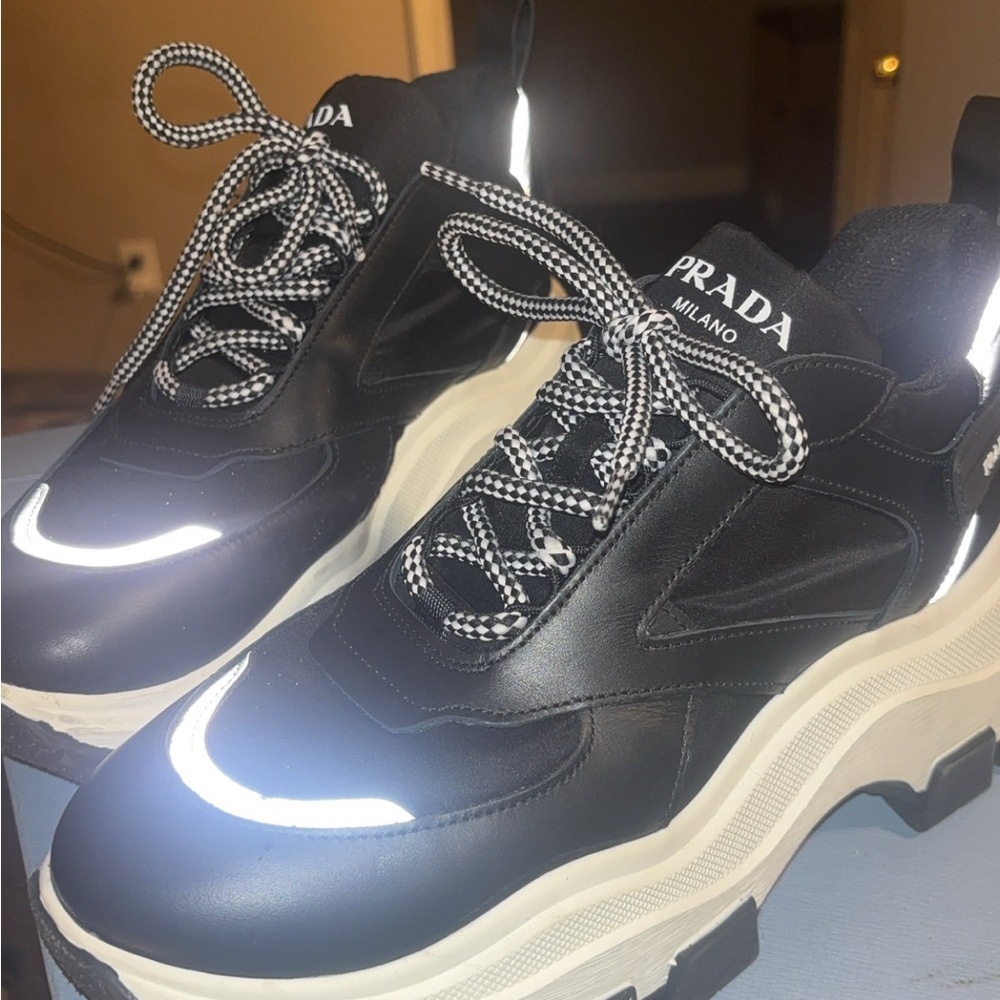Prada Nero Bianco Chunky Sneakers